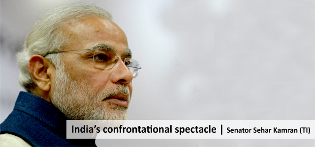 Indias confrontational spectacle