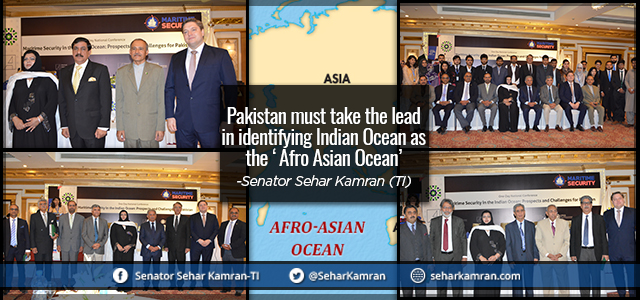 Pakistan must take the lead in identifying Indian Ocean as the ‘Afro Asian Ocean’: Senator Sehar Kamran (TI)