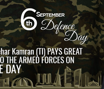 Senator Sehar Kamran Pays Great Homage to the Armed Forces on Defence Day