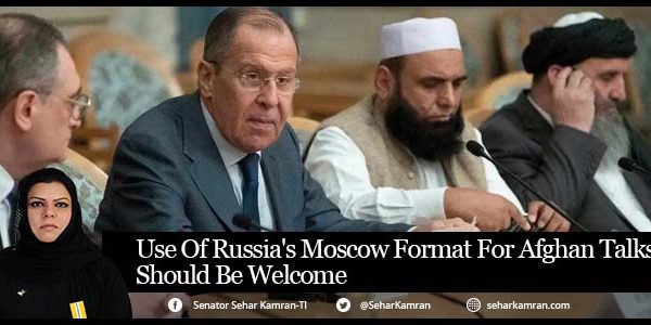 Use Of Russia's Moscow Format For Afghan Talks Should Be Welcomed -