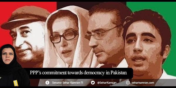 PPP’s commitment towards democracy in Pakistan