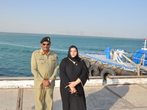 Major General Noel Israel Khokhar and Senator Sehar Kamran (TI)      