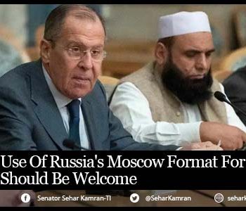 Use Of Russia's Moscow Format For Afghan Talks Should Be Welcomed -