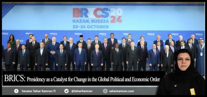 BRICS: Presidency as a Catalyst for Change in the Global Political and Economic Order